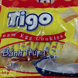 越南特产正宗进口Tigo白巧克力面包干早中晚茶点休闲零食小吃
