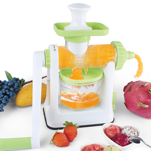 榨汁机家用多功能果蔬原汁机炸果汁炸果汁器料理机手摇水果榨汁器