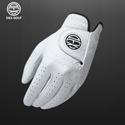 DEXGOLF韩国高尔夫手套进口小羊皮透气防滑耐磨柔软左手单只白色