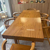 非洲柚木王实木原木大板，茶桌缅甸楠木黄花梨办公桌整板