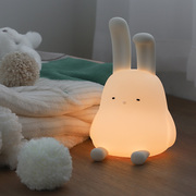 兔子拍拍灯创意硅胶卧室，伴眠台灯充电婴儿喂奶睡眠床头护眼小夜灯