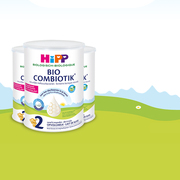 荷兰喜宝hipp奶粉，2段6-12个月宝宝有机益生菌进口婴儿牛奶粉3罐装