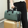 女式提包外出小旅行包斜挎短途行李，包女皮箱上放的配包登机旅行袋