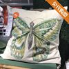 上海宜家国内若特福雅垫套蝴蝶图案抱枕套子靠垫套棉