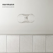 normanncopenhagencoil线性吊灯，北欧简约餐客厅书房吊灯