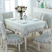 简约布艺桌布台布茶几布家用(布家用)棉麻小清新餐桌布，椅子套椅垫套装罩