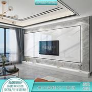 2021新中式电视岩简约背景墙瓷砖板影视，墙面悬空客厅微晶石大理石