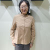 yun韫2023年秋季女衬衫韩版宽松绣花长袖，翻领全棉衬衣女大码