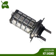 高品质 AC/DC12V H4 H7 LED车灯 汽车前雾灯 近光灯 汽车改装灯泡