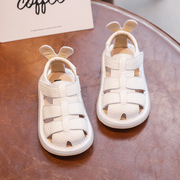 宝宝凉鞋男宝婴儿软底，学步鞋0-1-3岁夏季女童，透气真皮幼鞋子2