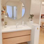 顾思家日式陶瓷浴室柜，一体盆定制微晶石一体，台盆卫生间洗手台盆