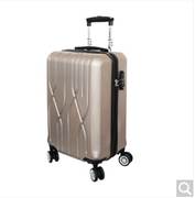 外交官Diplomat万向轮行李箱香槟色 20寸24寸ABS旅行箱抗震拉杆箱