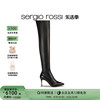 Sergio Rossi/SR女鞋Godiva系列高跟过膝靴