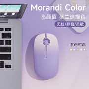 梦族d1无线鼠标紫色蓝牙双模女生，可爱笔记本电脑静音小办公专用手