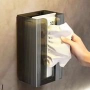 免打孔家用卫生间纸巾盒，防水厕所抽纸卷纸，洗手间收纳置物架壁挂式