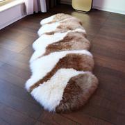 欧洲整张羊皮地毯客厅羊毛，地毯卧室床边地毯羊毛沙发垫羊毛飘