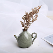 清新个性家居装饰品水培小花瓶容器摆件客厅桌面插花植物陶瓷瓶