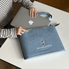 macbookair笔记本电脑包手提13寸14寸收纳包女苹果matebook单肩包斜挎包小众高级感包包2024