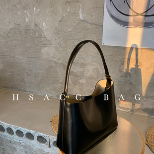 hsacc“万物皆可装”三色，通勤上课简约大包，子母包单肩手提包