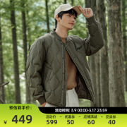 坦博尔男士羽绒服轻薄短款棒球领山系，时尚保暖外套潮ta233239