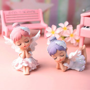 芭蕾女孩贝拉公主蛋糕装饰摆件，小天使安妮宝贝生日甜品台装扮