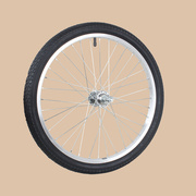 定制18寸自行车车轮18x1.75/1.95折叠车学生车单速前后轮组轮毂总
