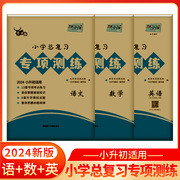 2024版天利38套小学小升初总复习专项训练语文数学，英语牛皮卷专项突破练习试卷巩固基础，知识模拟试题小学生升初中真题卷2024全套书