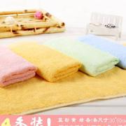 竹纤维毛巾洗脸专用家用小方巾，女竹炭儿童，婴儿小号比柔软5条