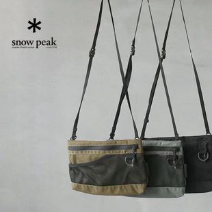 snowpeak户外雪峰日系山系，运动小包男女通露营登山单肩包斜挎包
