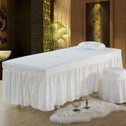 A美容床罩美容院床上用品单床罩床裙夹棉
