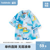 小章鱼IP巴拉巴拉宝宝短袖衬衫儿童童装男童上衣夏装时尚衬衣