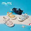 m1m2西班牙童鞋女童凉鞋夏季运动织带包头儿童沙滩鞋软底防滑男童