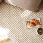 韩国天然纯棉四季布艺沙发垫，防滑现代简约通用客厅真皮坐椅垫