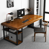 轻奢实木电脑桌家用电脑，台式桌学生书桌写字台，加厚桌面老板办公桌