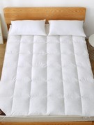 白鹅绒(白鹅绒)羽绒床垫酒店全棉，软垫加厚1.51.8米单双人(单双人)床褥垫被褥子
