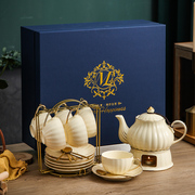 咖啡杯欧式高档陶瓷家用小奢华精致英式茶具套装新婚乔迁新居