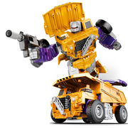 玩控变形汽车模型挖掘机，玩具挖机挖土机，变形机器人大力金刚儿童工