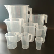 透明塑料带刻度，量杯医用烘焙用50ml200ml250ml500ml1000ml5000ml