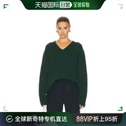 香港直邮潮奢 SPRWMN 女士 经典款V领毛衣 SWE304CSM2