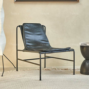 UV Home/Filo北欧侘寂单人沙发椅设计师 经典复古真皮休闲椅G9