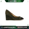 香港直邮salvatoreferragamo菲拉格慕棕色女士坡跟鞋0591374