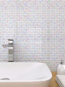 水晶玻璃马赛克背景墙石材北欧玄关，游泳池客厅装饰卫生间，浴室瓷砖