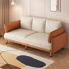 免洗科技布艺沙发现代简约出租屋三人位极简沙发床两用可折叠