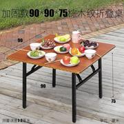 折叠小餐桌简易四方桌，小桌正方形折叠桌，餐桌家用吃饭桌子出租房用