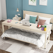 床桌可移动子床床上电脑桌实木学习桌简约跨懒人桌尾桌卧室小桌子