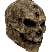 恐怖骷髅头面具全脸角色扮演乳胶骨架头盔万圣节派对服装道具
