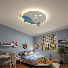 儿童房灯卧室卡通创意海豚现代