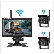 7寸无线倒车影像套餐2.4G信号接收发射大巴货车高清摄像头显示器