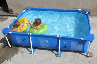大型支架游泳池超大号p儿童游泳池成人家用 家庭泳池免充气游泳池
