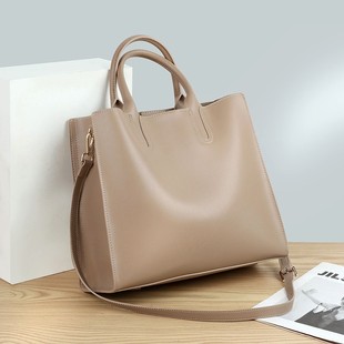 包包2024手提包女托特包大容量，斜挎包大包时尚高级感真皮女包
